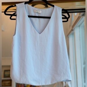 Babaton Women's Light Blue V-Neck Blouse